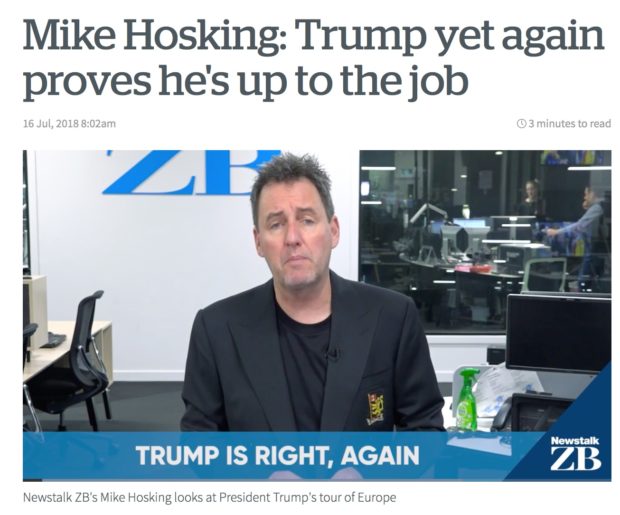 Mike Hosking Trump
