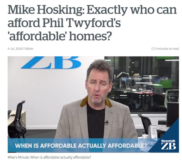 Mike Hosking Twyford affordable housing